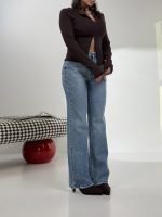 شلوار جین نیم بگ کد 102085 - Image 2