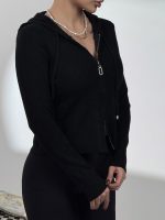 هودی بافت زیپ دار کد 200983 - Image 4