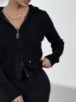 هودی بافت زیپ دار کد 200983 - Image 5