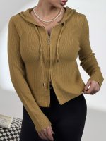 هودی بافت زیپ دار کد 200983 - Image 6