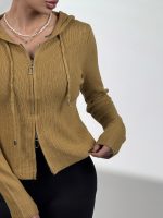 هودی بافت زیپ دار کد 200983 - Image 7