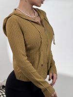 هودی بافت زیپ دار کد 200983 - Image 8