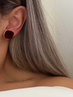 گوشواره مخملی کد 310720 - Image 3