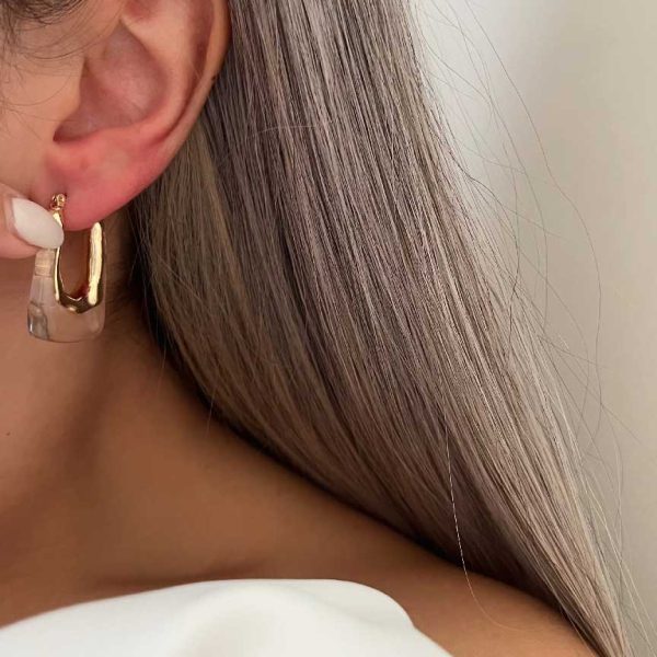 گوشواره شیشه ای کد 310727