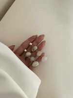 گوشواره آویزدار سنگی کد 310737 - Image 2