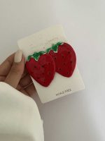 گوشواره STRAWBERRY کد 310708 - Image 2