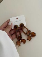 گوشواره گل آبرنگی کد 310716 - Image 2