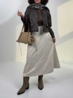 سوییشرت چرم طرح جیب کد 201018 - Image 8