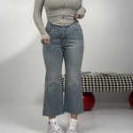 شلوار جین واید کراپ کد 102122