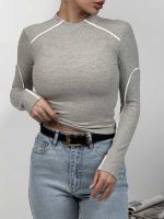 کراپ آستین بلند نواردار کد 180575 - Image 10