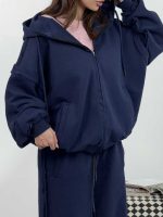 ست سوییشرت و شلوار کثیف دوزی کد 160870 - Image 2