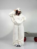 ست سوییشرت و شلوار کثیف دوزی کد 160870 - Image 6