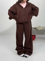 ست سوییشرت و شلوار کثیف دوزی کد 160870 - Image 15