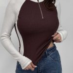 بلوز نیم زیپ 2 زنگ کد 180573