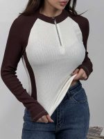 بلوز نیم زیپ 2 زنگ کد 180573 - Image 5