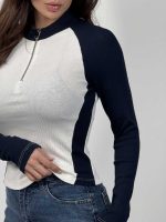 بلوز نیم زیپ 2 زنگ کد 180573 - Image 8