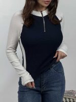 بلوز نیم زیپ 2 زنگ کد 180573 - Image 9