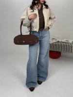 سوییشرت چرم طرح جیب کد 201018 - Image 8