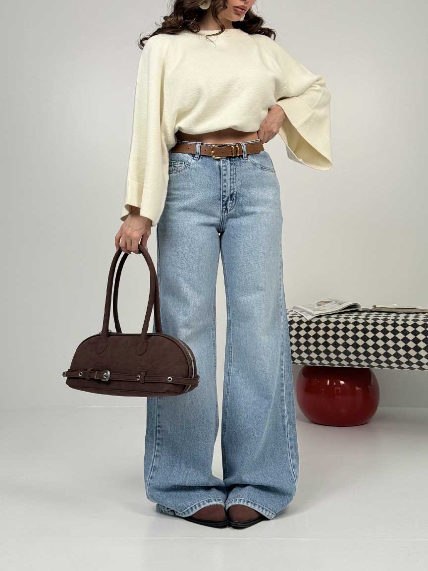 IMG_5966 شلوار جین سوپر بگ کد 102128 - Image 1