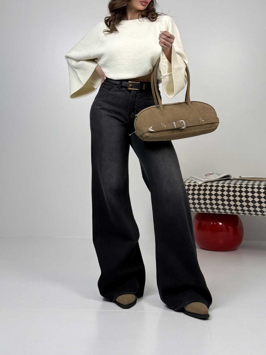 IMG_5992 شلوار جین سوپر بگ کد 102133 - Image 1