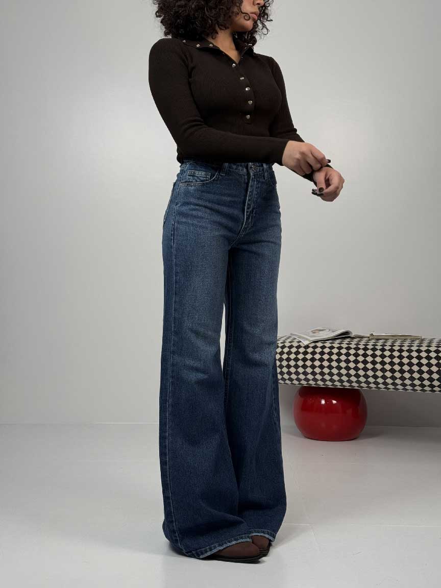 IMG_6043 شلوار جین سوپر بگ کد 102129 - Image 1