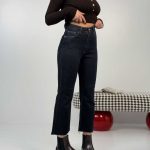 شلوار جین واید کراپ کد 102121