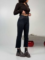 شلوار جین واید کراپ کد 102121
