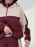 ست سوییشرت و شلوار ترکیبی فوتر کد 160867 - Image 3