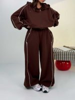 ست سوییشرت و شلوار مغزی دوزی کد 160868 - Image 2