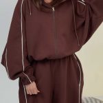 ست سوییشرت و شلوار مغزی دوزی کد 160868