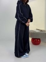 ست سوییشرت و شلوار مغزی دوزی کد 160868 - Image 13