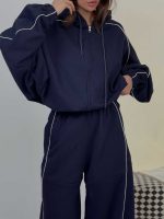 ست سوییشرت و شلوار مغزی دوزی کد 160868 - Image 14