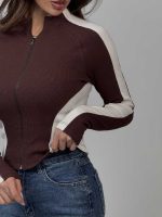 بلوز 2 رنگ زیپ دار کد 180574 - Image 10