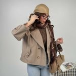 ترنچ کت آستین پاگون دار کد 120401