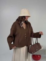 کت فوتر پشمی 3 دکمه کد 120402 - Image 5