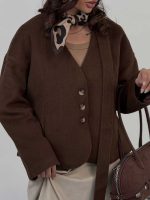 کت فوتر پشمی 3 دکمه کد 120402 - Image 7