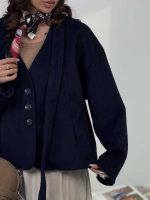 کت فوتر پشمی 3 دکمه کد 120402 - Image 25