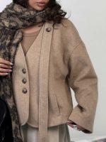 کت فوتر پشمی 3 دکمه کد 120402 - Image 11