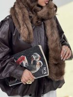 شال گردن خزدار کد 310756