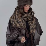 شال PATTERN ریش بافت کد 310750