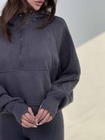 هودی نیم زیپ OYSHO کد 201031 - Image 5