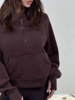 هودی نیم زیپ OYSHO کد 201031 - Image 20