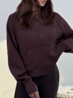 هودی نیم زیپ OYSHO کد 201031 - Image 21