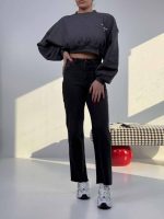 شلوار جین استریت کراپ کد 102138