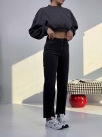 شلوار جین استریت کراپ کد 102138 - Image 3