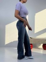 شلوار جین نیم بگ کد 102137 - Image 2