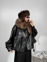 کت چرم REBEL ZIP کد 120404