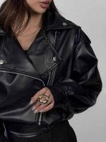 کت چرم REBEL ZIP کد 120404 - Image 10