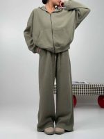 ست سوییشرت و شلوار ملانژ کد 160873 - Image 6