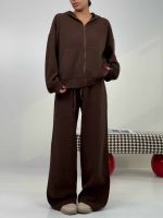 ست سوییشرت و شلوار ملانژ کد 160873 - Image 5